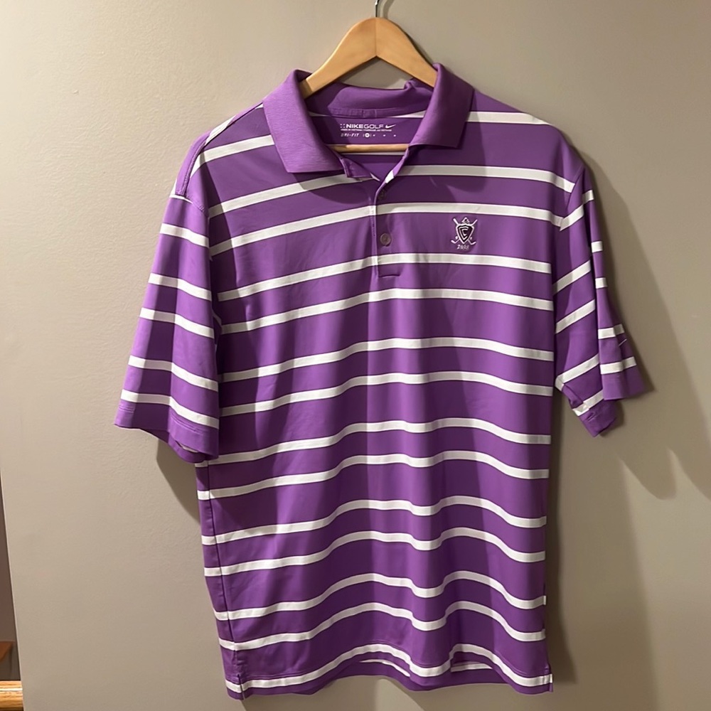Nike Golf Country Club of Birmingham Purple Shirt